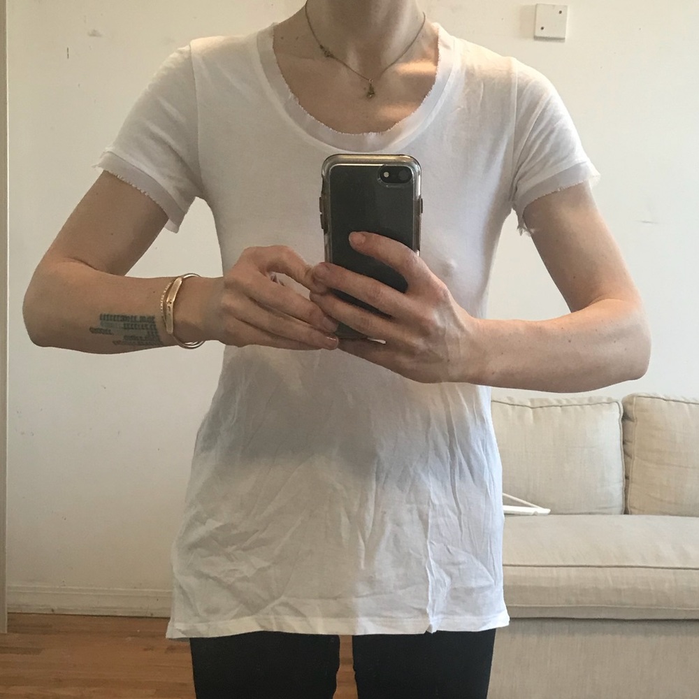 Rebecca Taylor little bit extra white tshirt
